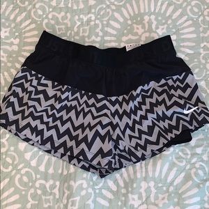Nike running short with short liner